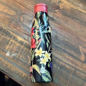 TAL Stainless Steel Magnetic Tumbler 20 fl oz, Black Flower